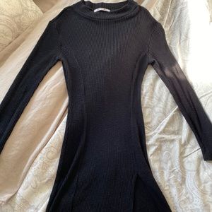 Mini knit dress